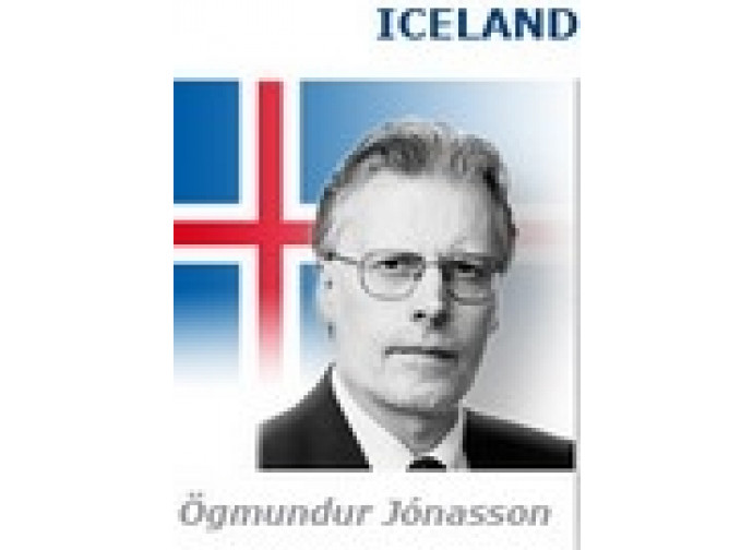 L'ex ministro dell'interno islandese O. Jonasson L'ex ministro dell'interno islandese O. Jonasson